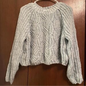 Kimchi Blue Soft Knit Sweater - Light Blue